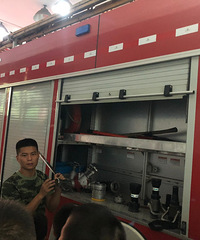 19楼走进临安消防中队,体验一回小小消防员~