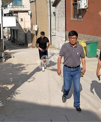 区知联会及爱心会员马军钢冒酷暑 再赴高虹对接捐赠项目落地工作