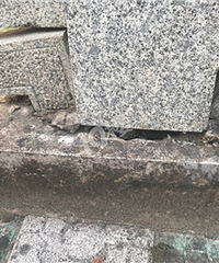 吴山街桥洞这个护栏有点危险的