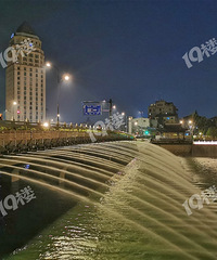 网红临天桥夜景