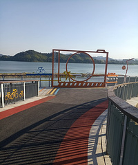 青山湖骑行一路美景