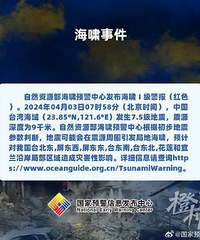 刚刚,海啸红色警报发布!