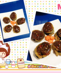 家常美味 之 鱼香煎茄盒