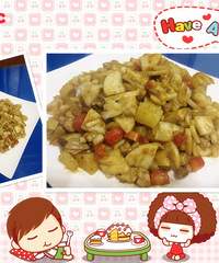 家常美味 之 果腹下饭的咖喱年糕(年糕作品4)