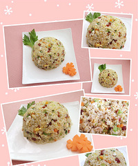 家常美味 之 爱心版什锦蛋炒饭