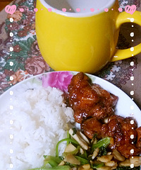 【yushihll私房菜】照烧鸡腿饭
