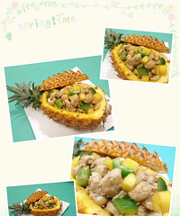 家常美味 之 诱人的菠萝鸡丁~