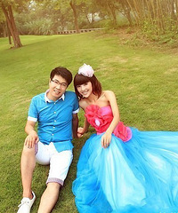 分隔两地的我们终于结婚啦 求围观 求祝福
