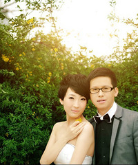 拍婚纱照拒绝假发 做个性又漂亮的短发新娘