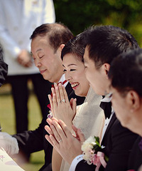 【大婚记录】台湾新人户外婚礼 美艳度不输郭晶晶