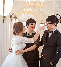 带上婆婆 一起拍婚纱照