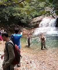 7月26日50人登大路--牛上坪--古驿站--火山口