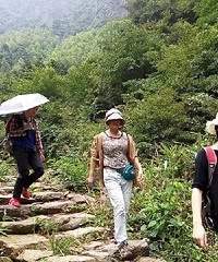 7月26日50人登大路--牛上坪--古驿站--火山口