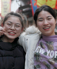 调皮的女孩
