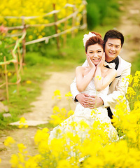 自然清新婚纱照