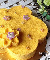 中国式生日蛋糕_南瓜松糕