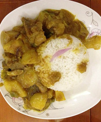 咖喱仔排饭