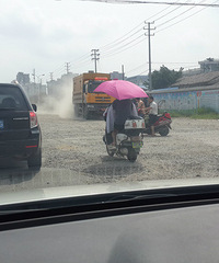 洪家南环线兆桥段,椒江公路部门,你妈还你回家吃饭