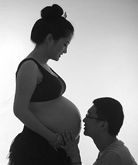 宝宝让妈妈吃了不少罪
