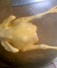 猪油 酱油 老酒 鸡? 三杯鸡来了