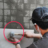 别担心 瓷砖锤实了