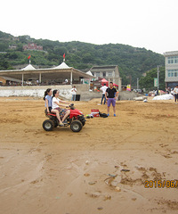 驱车白马岙,踏浪金沙滩
