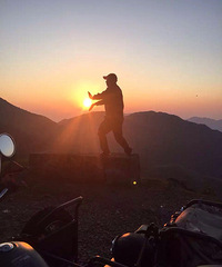 零点去的括苍山,去那时路边车就停满了