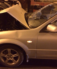 ��ҿ���С�ĵ� ɽ��80����ٶȶ�ײ��������