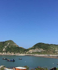 大陈岛,很美的台州岛屿。椒江轮渡船