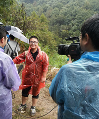 徒步奉化松岙登山游步道,有幸露了下脸