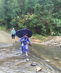 苍岭古道,妹妹你大胆地往前走