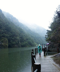 烟雨濛濛如画,正是登山成仙时
