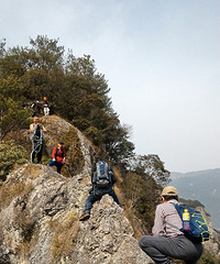 穿越永嘉十二峰,环线穿越到十二峰景区