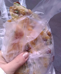 【小李油葱饼免费试吃】+皮薄酥脆的葱油饼