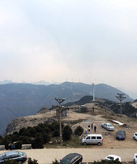 光天化日之下 竟然开车上括苍山顶去。。。