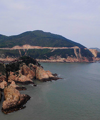 台州滨海之城东海塘,一路都是风景