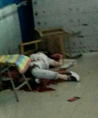 Ů��ѧ��������¥�ڱ������� �ֳ�Ѫ����ע