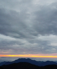 深夜零点,任性出发,括苍山之旅。