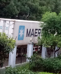 白云山中路改造的最大成果就是集装箱车开进了泾云路
