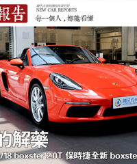 �����Ľ�ҩ ʵ�ı�ʱ��718 boxster2.0T