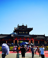 象山影视城,来看看拍戏现场