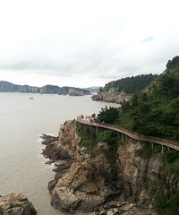 温州洞头大沙岙景区风景秀丽