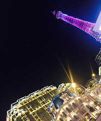 澳门的夜景  绚丽的灯光