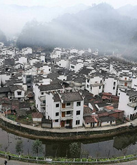 全国最圆古村落——菊径古圆村