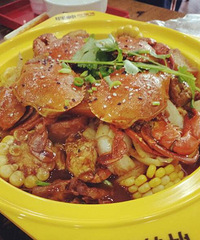 『胖帅肉蟹煲试吃』――抛夫弃子私奔蟹煲