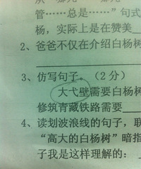 �����ϡ����ǲ���ѧУ����һ�ż��Ծ��������д�����