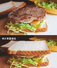 DIY幸福早餐——牛肉三明治盒子