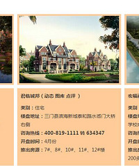 4月份台州市将有9个楼盘推出新房源