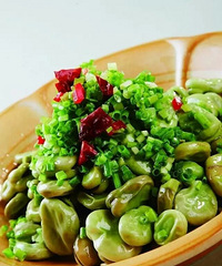 葱香蚕豆
