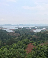 一个人旅行 千岛湖都是水